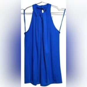 Michael Stars Blue Sleeveless Halter Top Size Small